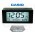 CASIO SC1809 Light Sensor Digital Alarm LCD Clock with Calendar and Thermometer