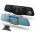Zero Edge Car Rear View Mirror with Large Screen 5 inch Full HD 1080P Display and Dual lens Car Camera