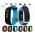 P1 Waterproof Bluetooth Smart Bracelet Wristband with Heart Rate, Blood Pressure Monitor and Pedometer