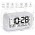 529 Rechargeable Digital Clock with Night Activated Smart Sensor, Temperature, Date and Week Display, Snooze