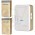 2N192-WG Dual Button wireless Digital Door Chime and Self Powered Smart Doorbell