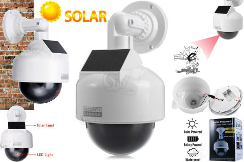 ماکت دوربین اسپیددام با صفحه خورشیدی