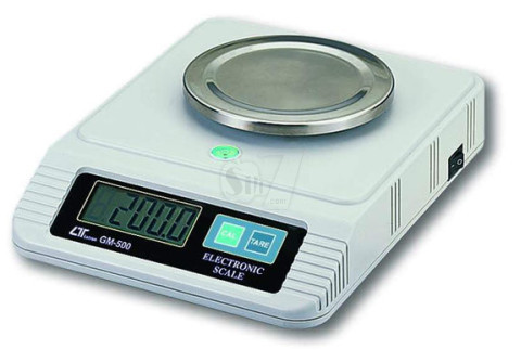DIGITAL SCALE , 500 g x 0.1 g LUTRON GM-500