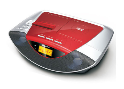 دی وی دی پلیر با قابلیت پذیرش فلش مموری و کارت حافظه ، گلدییپ 9545