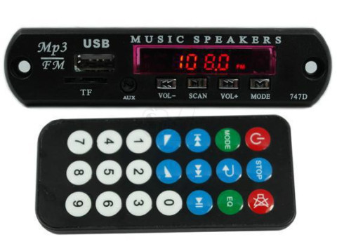 AZM Hiclass AR-M011 Bluetooth mp3 decode board with Radio+USB+Micro SD+AUX+Remote Control For CAR