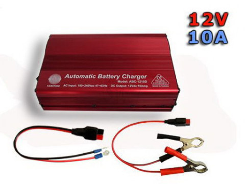 10A Fairstone ABC-1210D Fully Automatic 220V to 12V Car Battery Charger