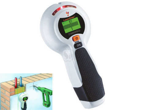 دستگاه اسکنر فازیاب و فلزیاب دستی لیزرلاینر آلمان مدل کمبی فایندرپلاس 955 مناسب پیدا کردن محل سیم برق فعال و آهن داخل دیوار