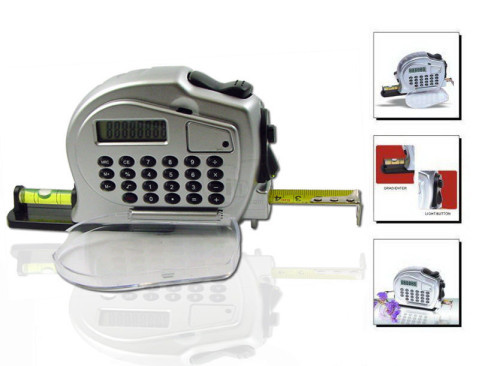 NOKPEN Multi Function Tape Measure With LED , Calculator and Leveler