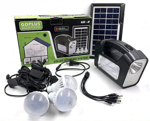 Solar lighting system GD-8 GDPLUS home solar light