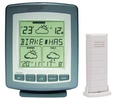 TCHIBO 271760 Wireless Weather station with indoor and outdoor temperature display and Radio controlled Remote Sensor