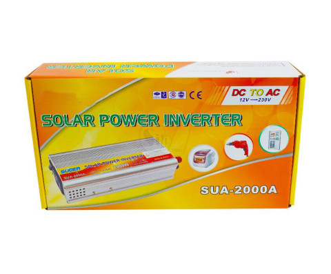 پاور اینورتر شبه سینوسی 2000 وات- کیفیت خوب- GHK مدل SUA-2000A عکس جعبه