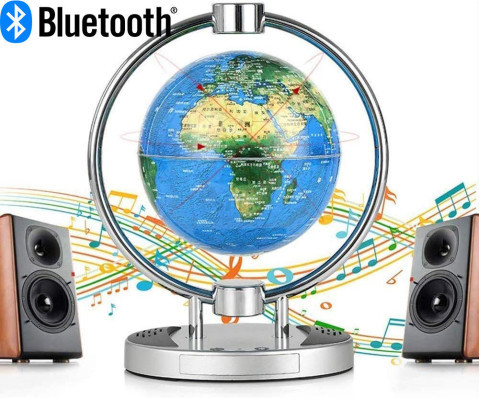 کره زمین مغناطیسی معلق دارای اسپیکر بلوتوثی