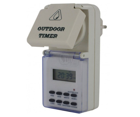 تایمر هفتگی درپوشدار قطع و وصل برق دیجیتالی پیشرفته