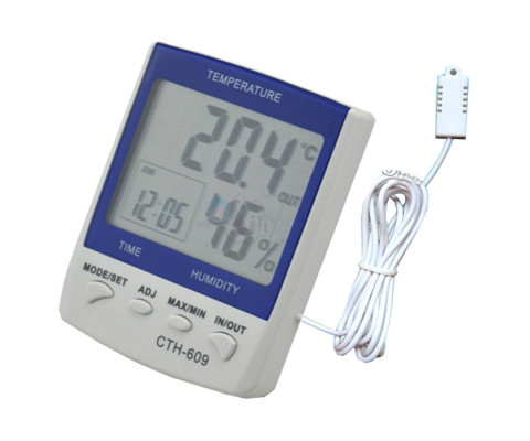 نمایشگر رطوبت و دماسنج 2 سنسور سینومتر مدل 609