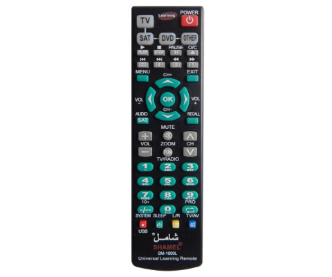 SHAMEL SM-1000L Universal Learning Remote control for TV,SAT,DVD and Other remotes