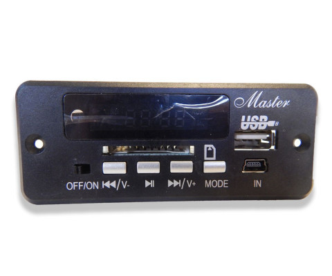 MASTER Digital CAR USB mp3 Player with Amplifier + SD Memory + Remote Control