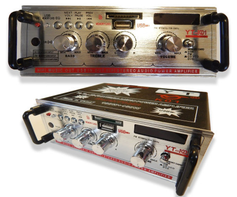 Yao Tao YT-K01 360W Professional USB SD FM Hi-Fi Stereo Audio Power Amplifiers With Remote Control