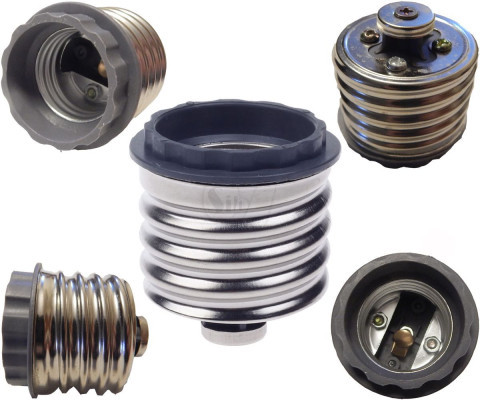 E40 to E27 Light Bulb and lamp Socket Converter Adapter