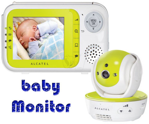 دوربین مراقبت بچه بیسیم آلکاتل با صدای 2 طرفه و دماسنج و قابلیت چرخاندن دوربین مدل 700