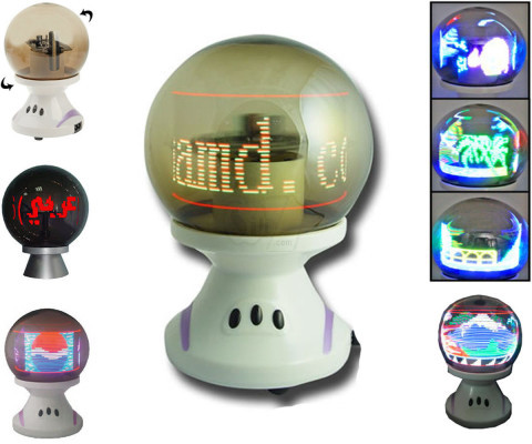 Mira Ball Advertising 360 degree Pictures and Text Message rolling LED Globe