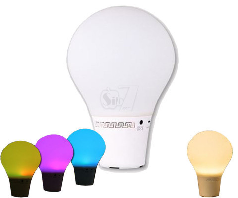 Multicolor Silicone lamp and Stereo Wireless Bluetooth speakers with dimmer touch sensor