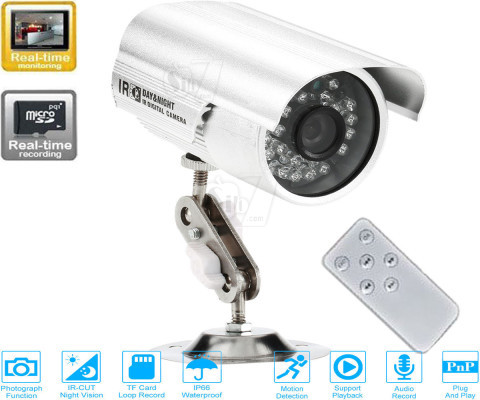 دوربین دید در شب بولت مستقل کا818 با قابلیت ضبط و پذیرش حافظه به همراه ریموت کنترل