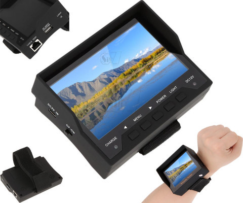 مانیتور مچی 4.3 اینچی شارژی مخصوص تست دوربین و شبکه