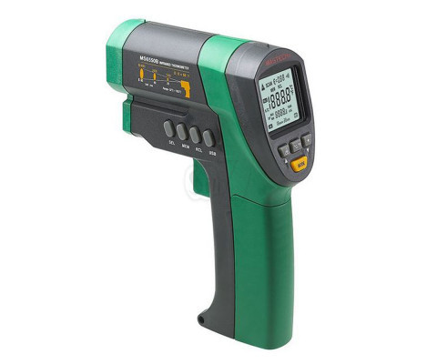 Mastech MS6550B Contact and Non contact Digital Infrared Thermometer IR Temperature Gun with Laser Pointer Tester