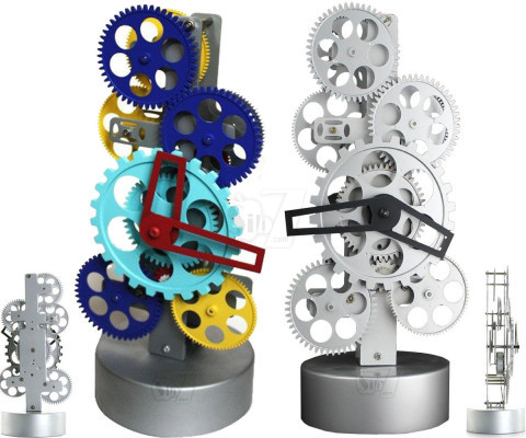 Radar Shape Table Desk Gear Clock