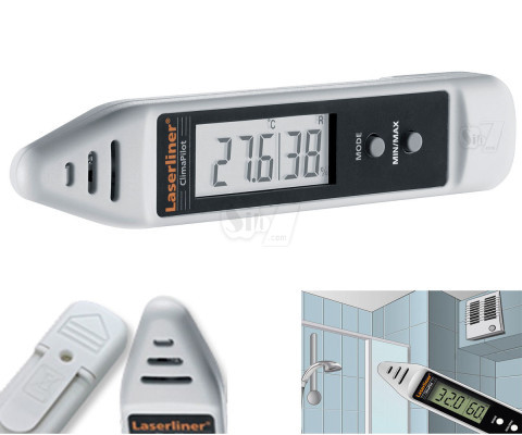 Laserliner ClimaPilot 082.034A Pocket Hygrometer and Thermometer