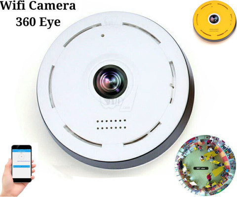 دوربین وای فای پانورا 360 درجه واید 12 مگاپیکسلی با کیفیت اچ دی دارای میکروفون