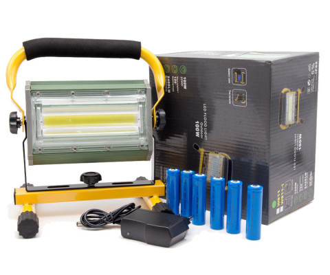 100W Waterproof Rechargeable LED Flood Spot Light