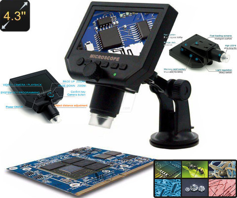 میکروسکو دیجیتال مدل G600 پایه پلاستیکی