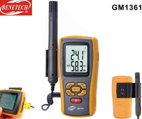 BENETECH GM1361 Portable Digital Humidity & Temperature Meter