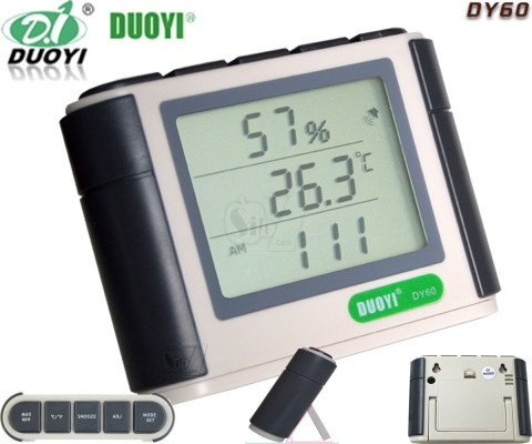 DUOYI DY60 LCD Thermometer and Hygrometer, Humidity/Temperature Measuring