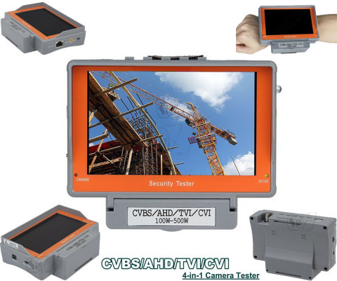 تستر انواع دوربین های مداربسته با مانیتور 5 اینچ