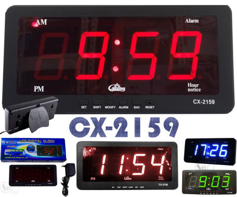 Caixing CX-2159 Digital LED Alarm Clock
