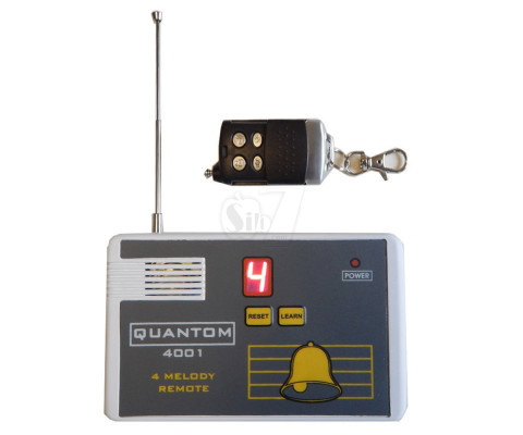 QUANTOM 4001 four Way 4 Melody wireless digital caller and Security System
