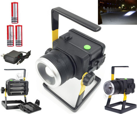 XM-L2 30W LED Rechargeable portable Outdoor Lighting FloodLight Spotlight