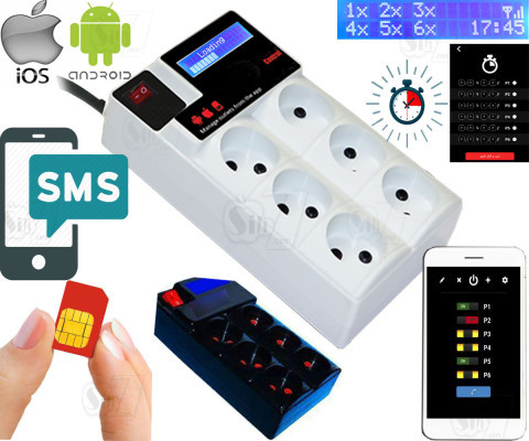 پریز هوشمند سیم کارتی، کنترل و مدیریت توسط اپلیکیشن بدون نیاز به اینترنت، قابلیت تنظیم تایمر، محدوده دما، محدوده ولتاژ