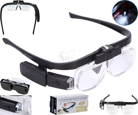 ذره‌بین عینکی شارژی مدل 11642DC