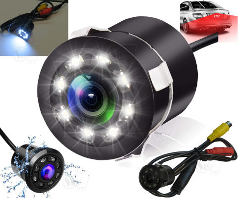 Car Rear View Camera with 8 LED