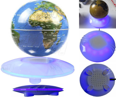 کره زمین معلق مغناطیسی پایه بشقاب پرنده جدید