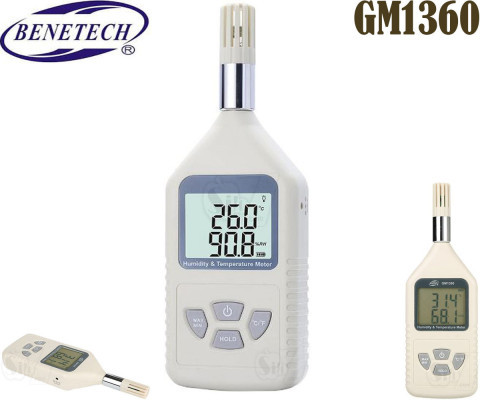 BENTECH GM1360 humidity and temperature meter