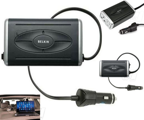 BELKIN 85W Car Power Inverter, DC 12 volt to AC220v Converter