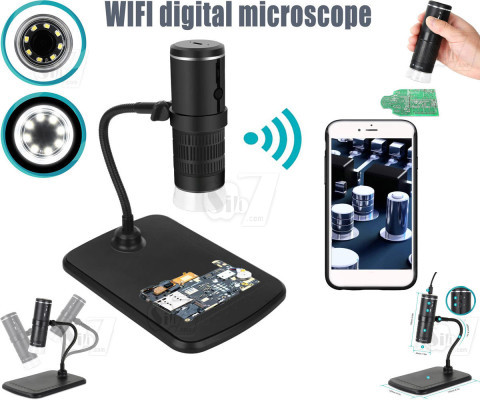 میکروسکوپ دیجیتال بیسیم مدل F210 با زوم 1000 برابر