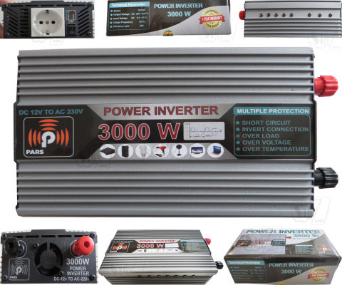 PARS Modified Sine Wave DC to AC Power Inverter