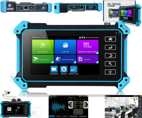 IPC-5100 Plus All in One IPC Tester and CCTV Tester Full Support with 5 inch High Quality Monitor