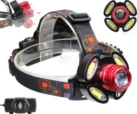K5 Rechargeable 4+1 headlamp LED rechargeable headlight