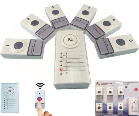 زنگ 6 کانال بیسیم صدای بلند RL مدل RL-0506D